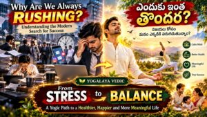 From stress to balance through yoga, meditation, and mindful living by Yogalaya Vedic